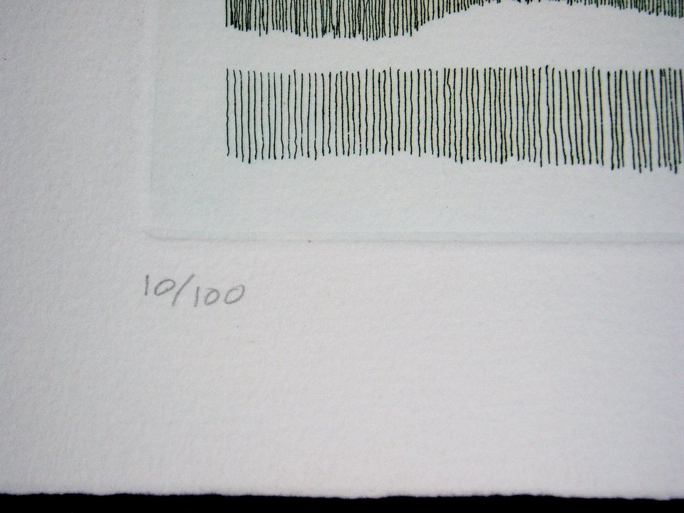 Bob Tolle "Match Point" Numbered Print, Low Number 10/100