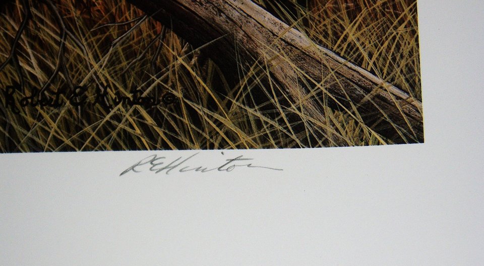 Robert Hinton Numbered Print, Grass Lake Gathering, Free USA Shipping