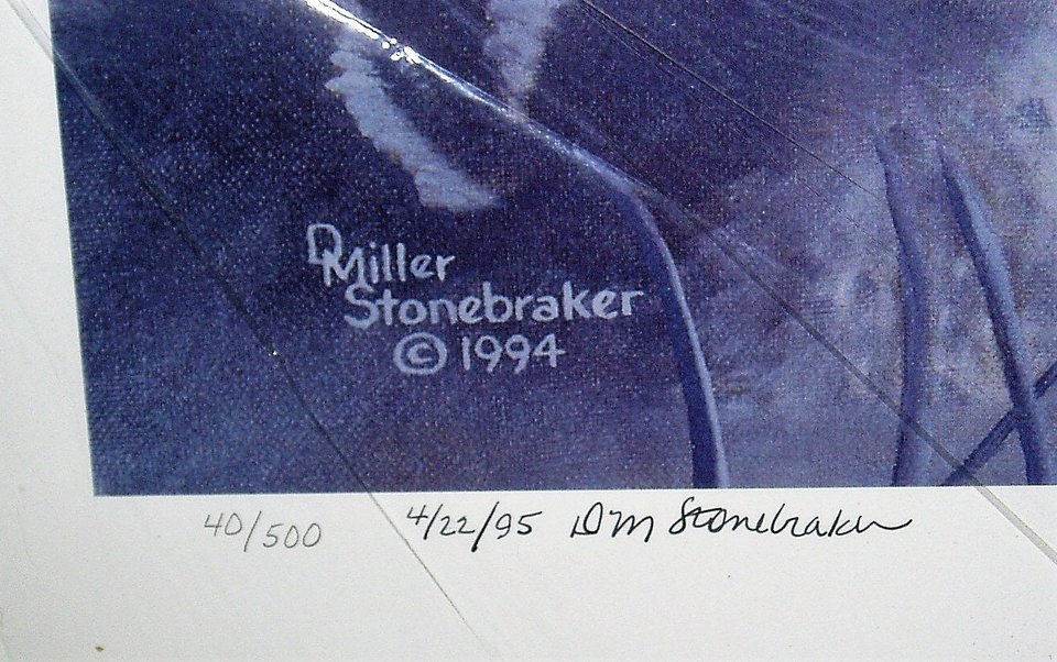 Signed Numbered Print, Crescendo, Labrador Retriever, Debbie Miller Stonebraker