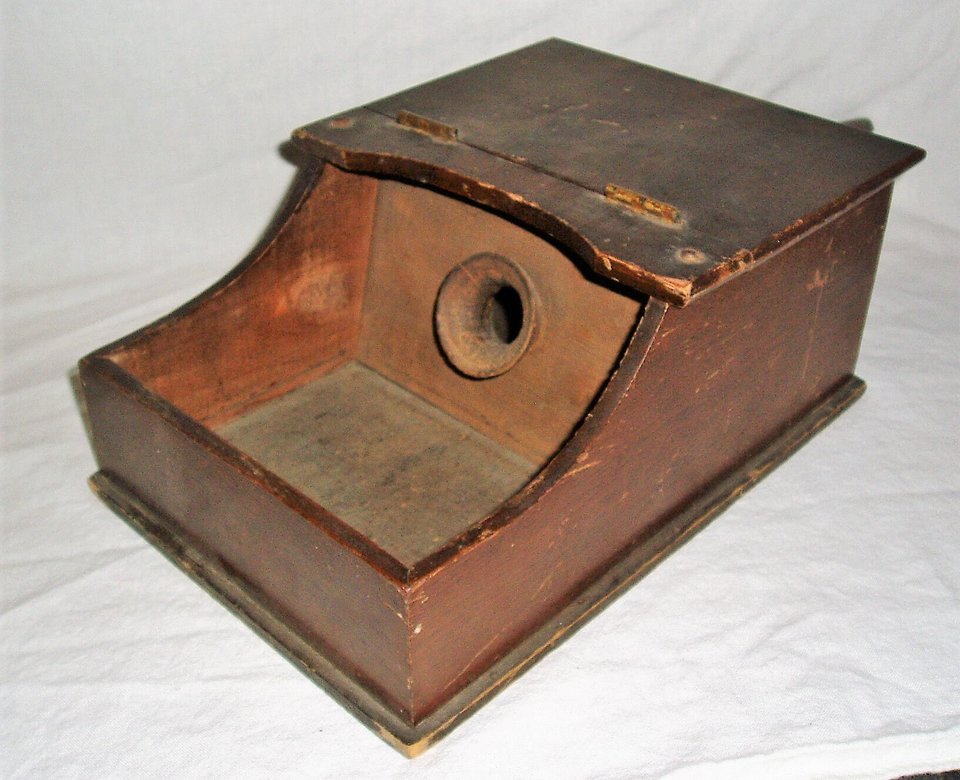 Antique Ballot Box with Original Handmade Marbles, Huge Discount