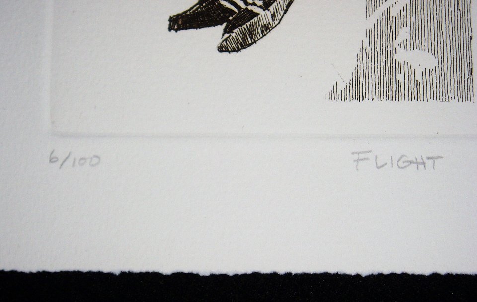 Bob Tolle "Flight" Numbered Print, Low Number 6/100