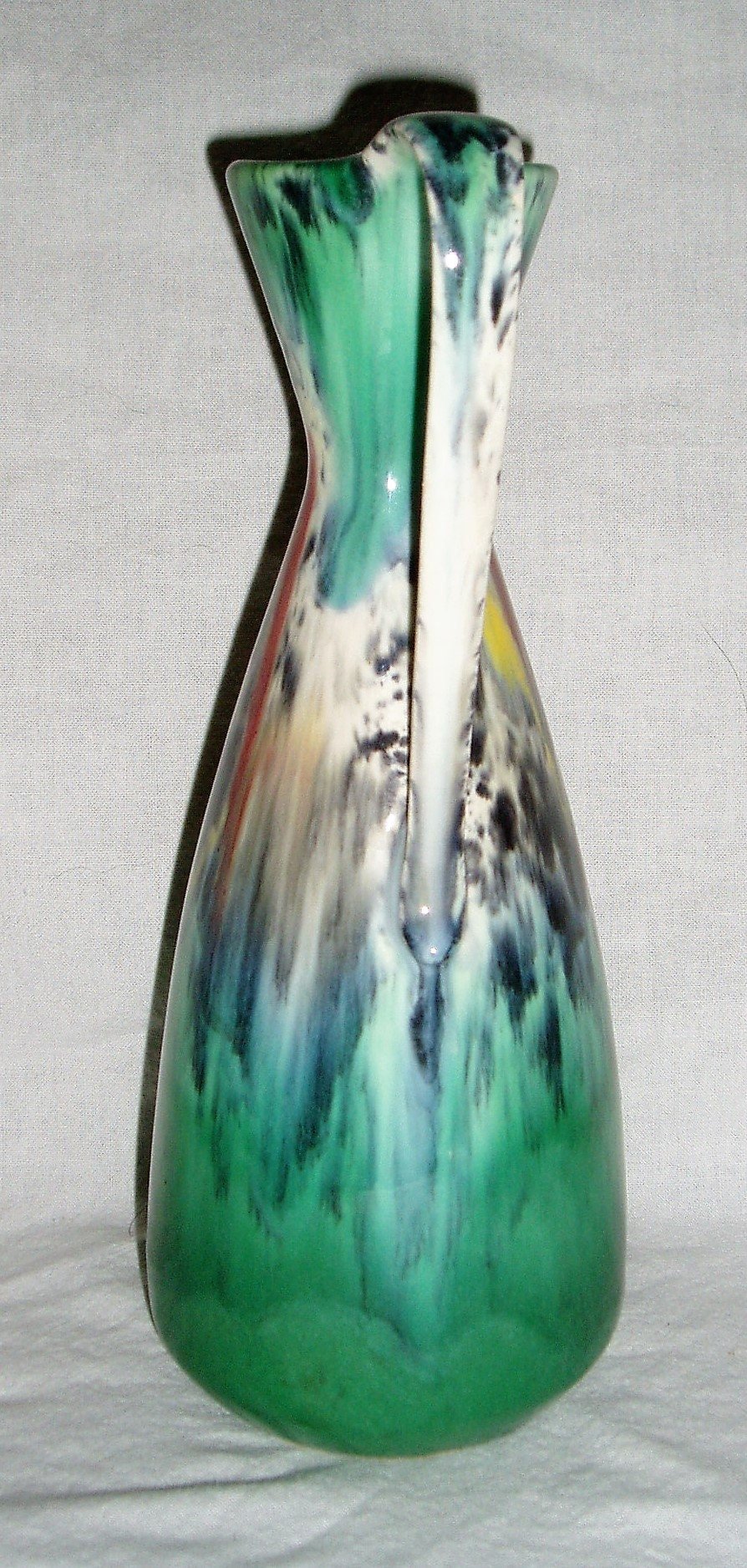Üebelacker Keramik West Germany Handled Vase / Ewer