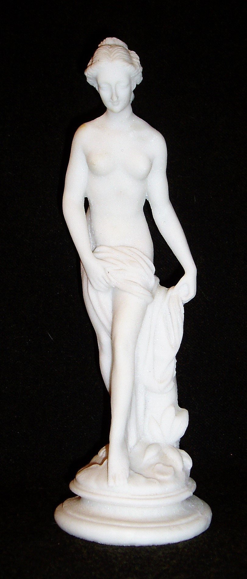 Salt Stone Figurine, Classic Nude, Venus de Milo Style, Italy