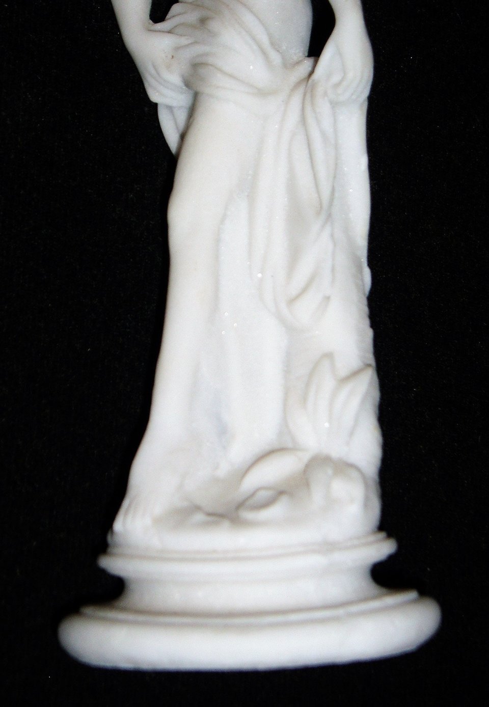 Salt Stone Figurine, Classic Nude, Venus de Milo Style, Italy