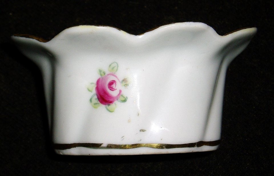 Ceramic Nut Cup, Gilded, Hand Painted