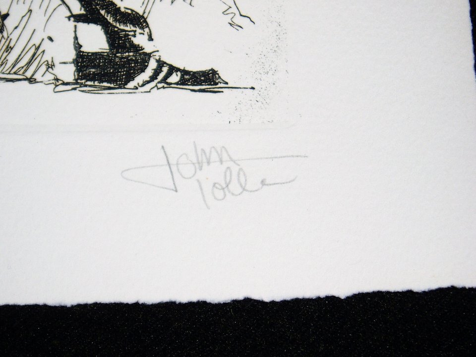 Bob Tolle "Dodger Blue" Numbered Print, Low Number 8/100