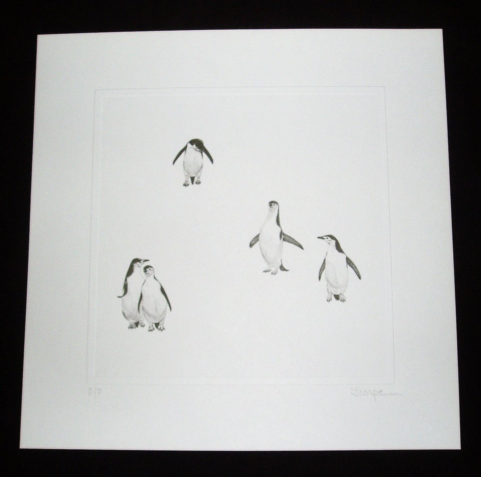 Thorpe, Penguins Publishers Print, "Stop It, Linda!!  Not In Public!!"