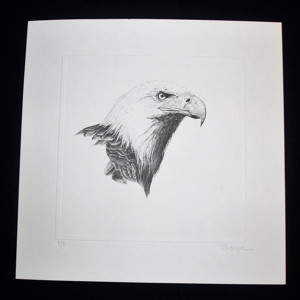 Thorpe, Bald Eagle Publishers Print, "Karl Malden, Eat Your Heart Out!!"