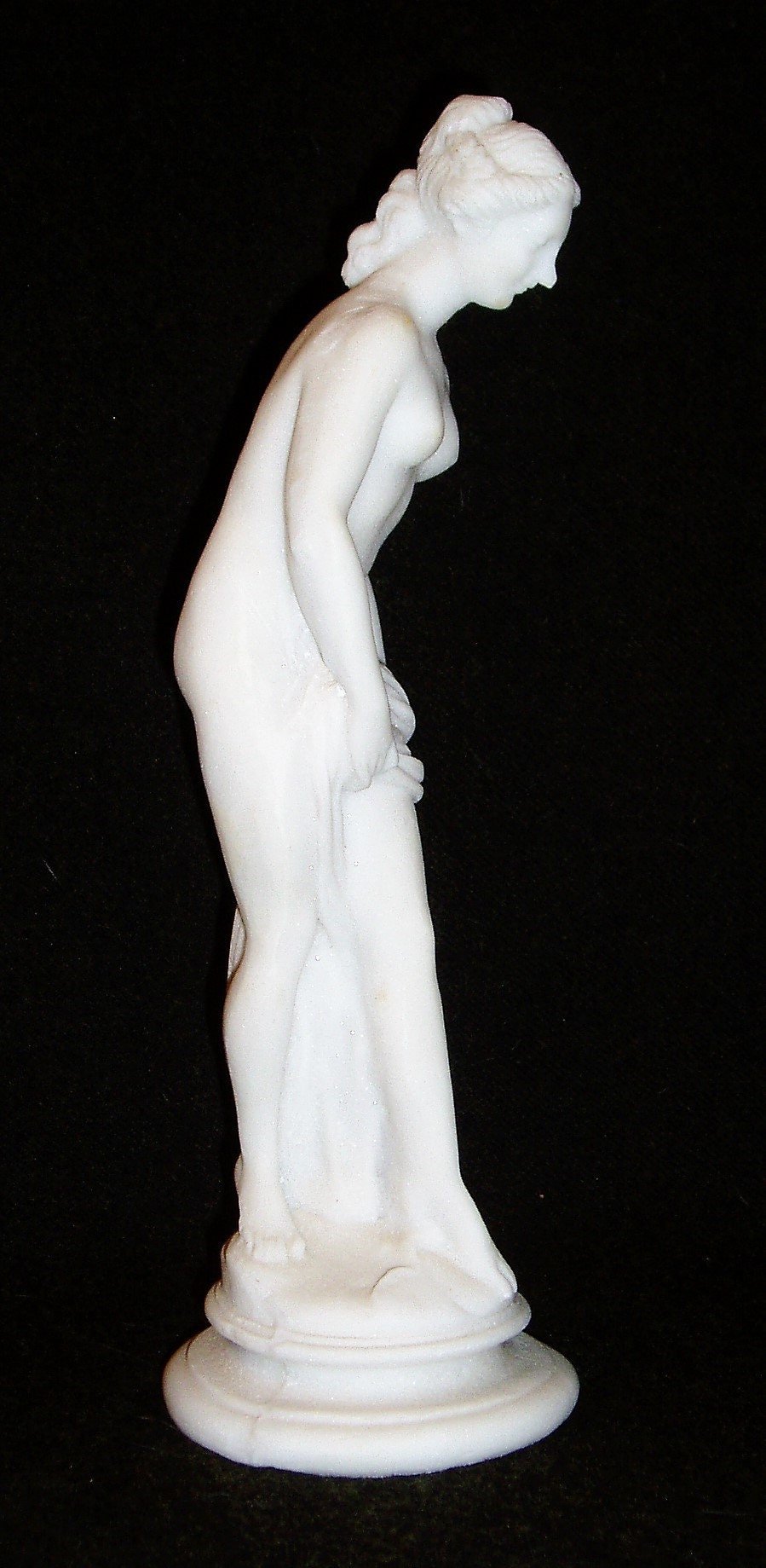 Salt Stone Figurine, Classic Nude, Venus de Milo Style, Italy