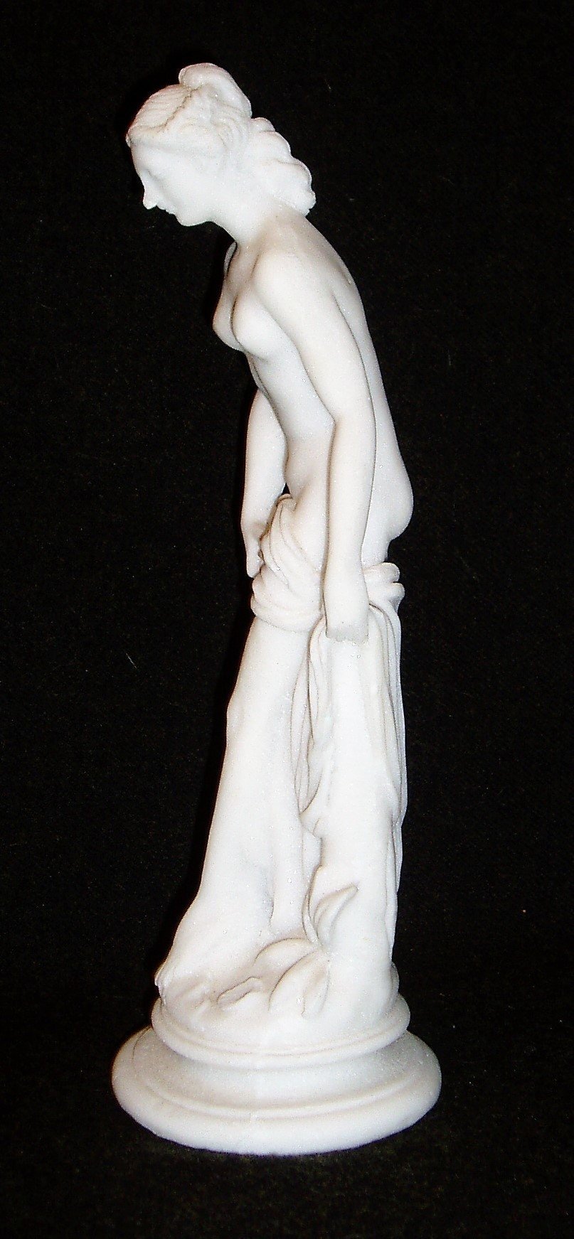 Salt Stone Figurine, Classic Nude, Venus de Milo Style, Italy