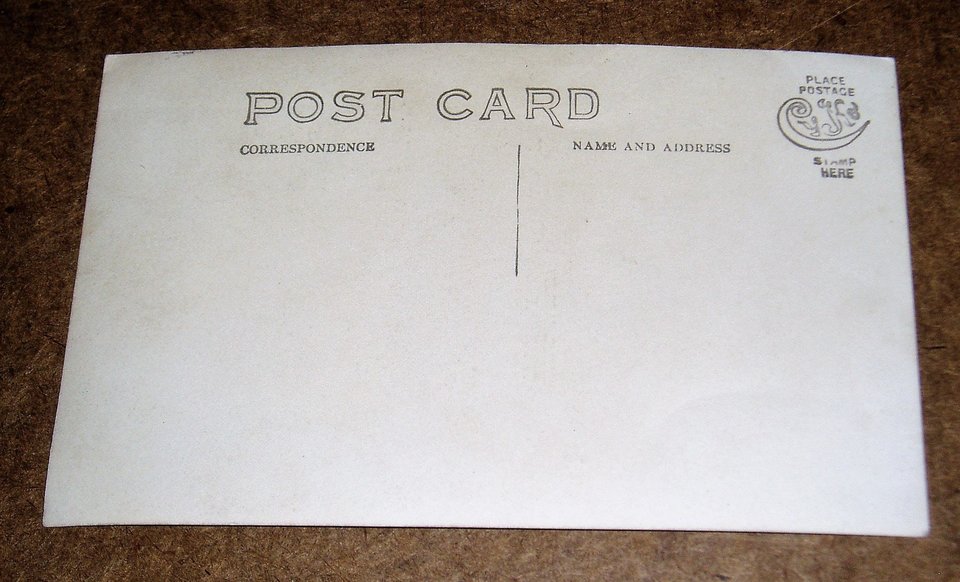 RPPC Circus Postcard, Blondin Wild West Show Cowboy, Indian and the Lady, Free USA Shipping
