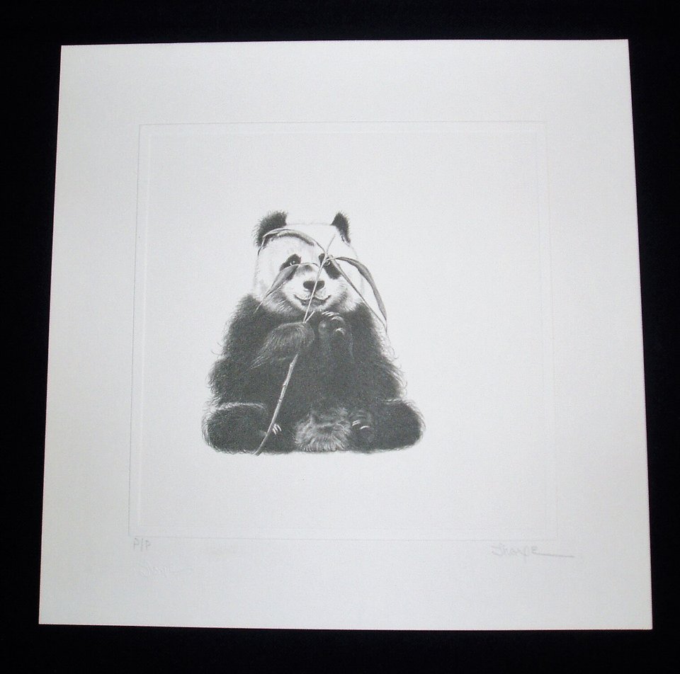 Thorpe, Panda Bear Publishers Print, "She Loves Me, She Loves Me Not..."