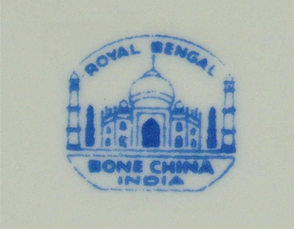 Cup & Saucer, Royal Bengal, Floral Pattern, India Bone China