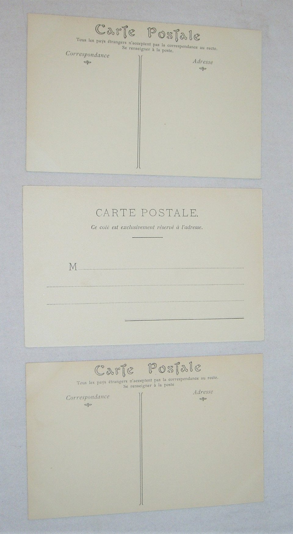 Postcard Group FR1, Nice France, 3 Unused Cards 2nd Card Ships Free
