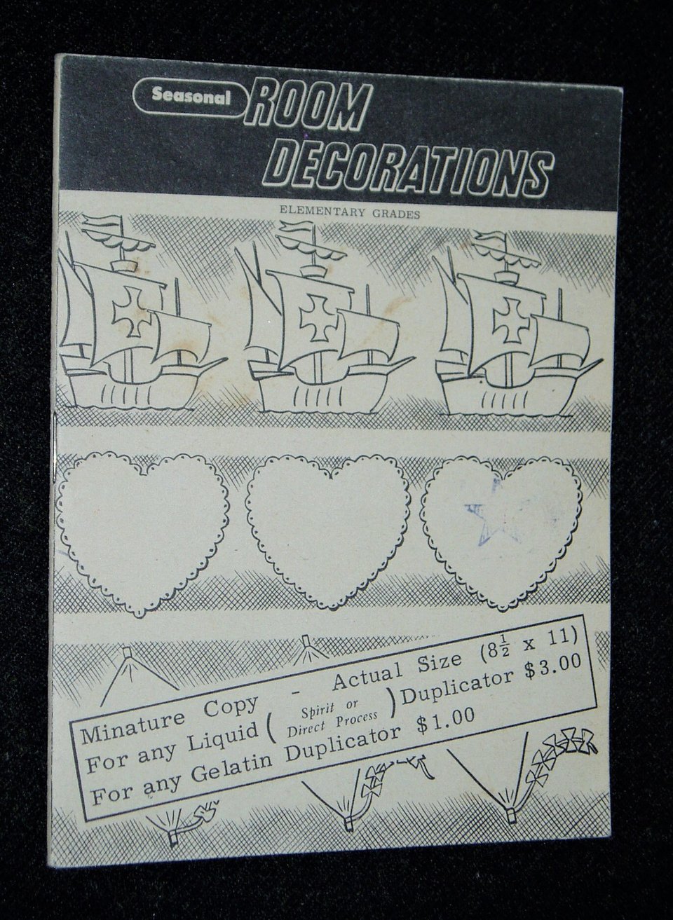 Salesman Sample, Seasonal Room Decorations, Continental Press, Child's Education Booklet