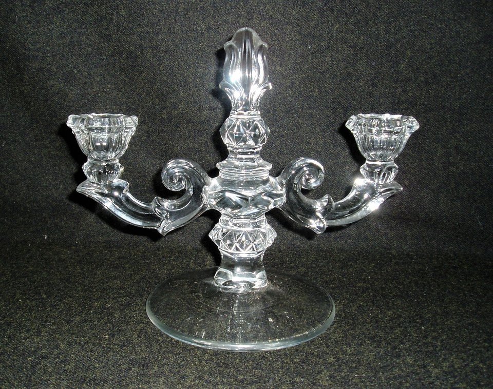 Duncan & Miller 2-Lite Candlestick, No. 41