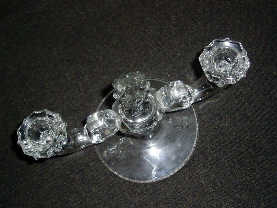 Duncan & Miller 2-Lite Candlestick, No. 41