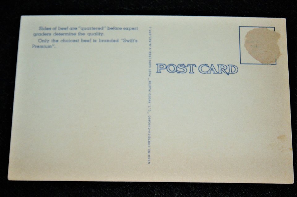 Postcard, Swift's Premium Beef Advertising, Additional Cards Ship Free