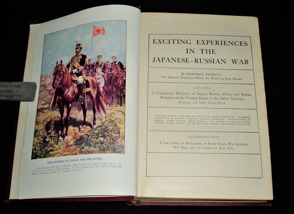 First Edition, Exciting Experiences in the Japanese-Russian War, Free USA Shipping