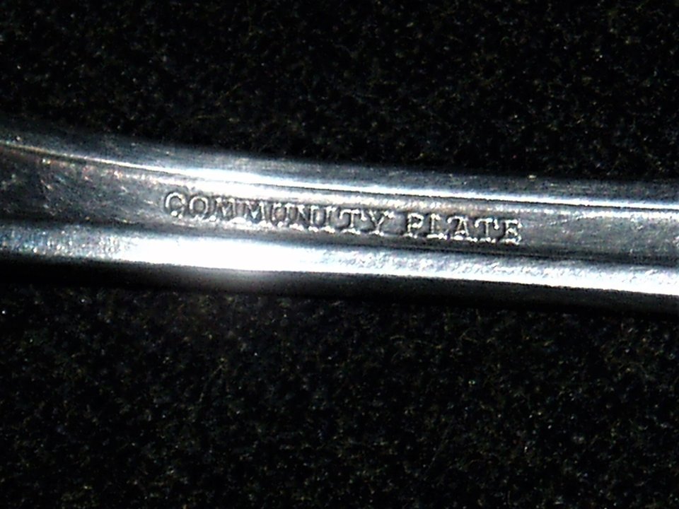 Community Silverplate, "Adam" Casserole Spoon, Free USA Shipping