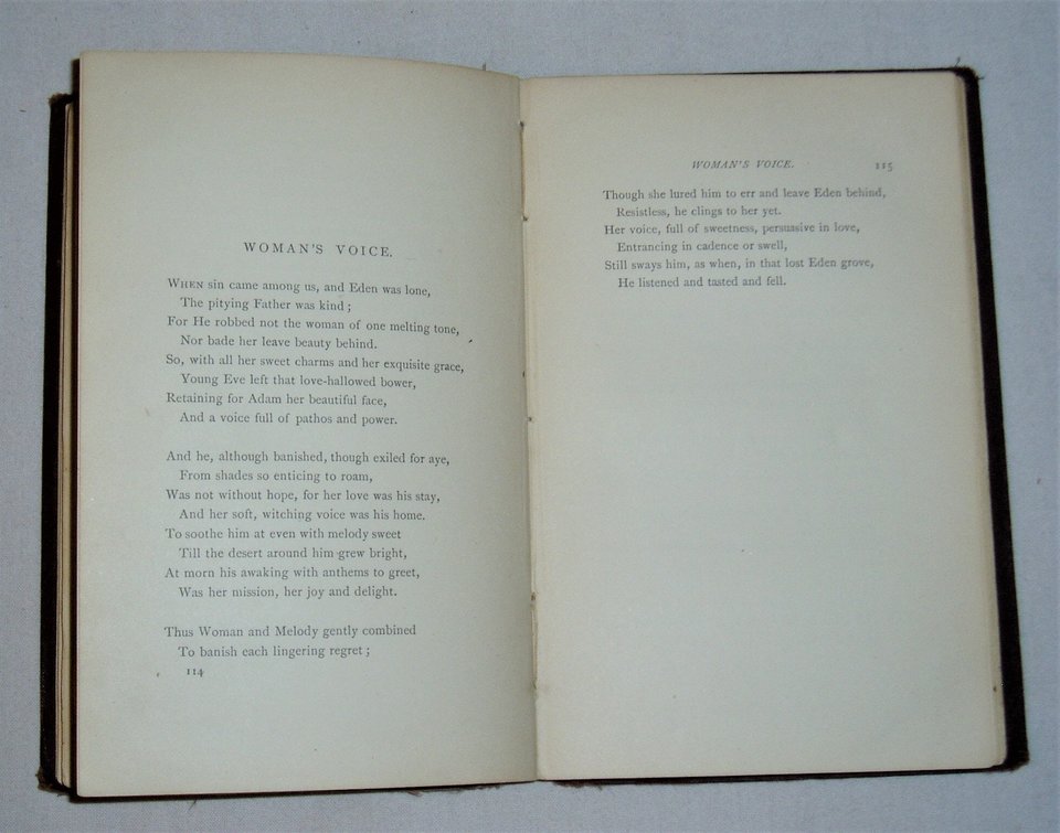 First Edition Book,1876, Centennial and Other Poems by Kate Harrington
