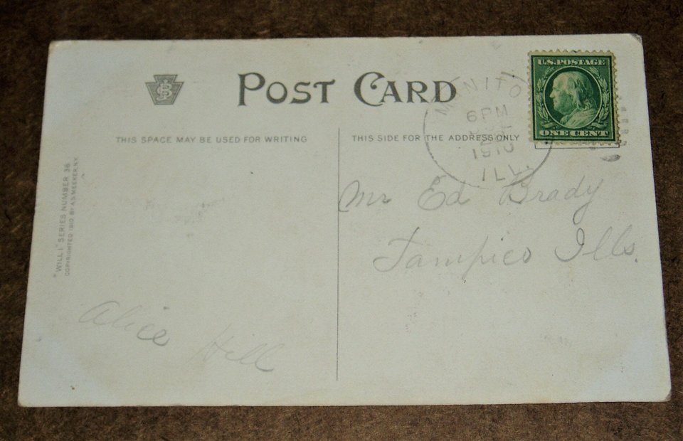 Edwardian Humorous Postcard, Falling, Additional Cards Ship Free