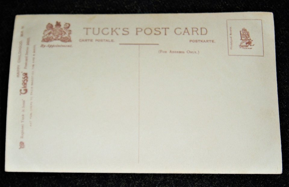 Antique Photo Postcard, Tuck's Baby's Birthday, Toys, 2nd Card Ships Free
