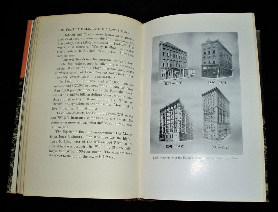 Signed First Edition, The Little Man With the Long Shadow, George S. Mills, Frederick Hubbell