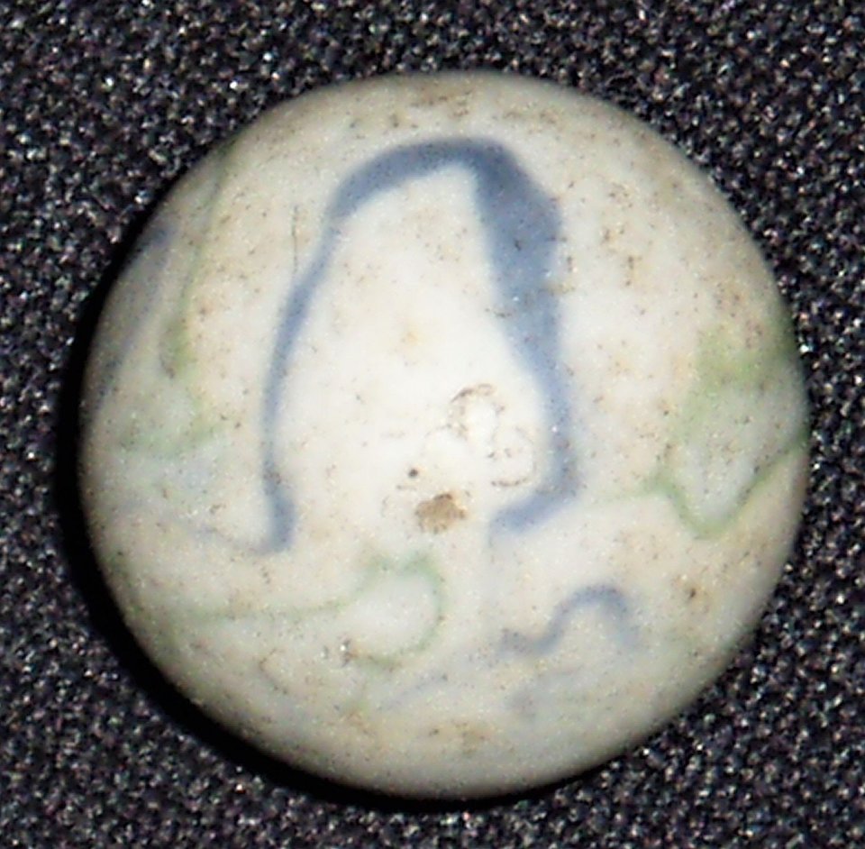 Antique Marble, Unglazed Crockery, 3/4"