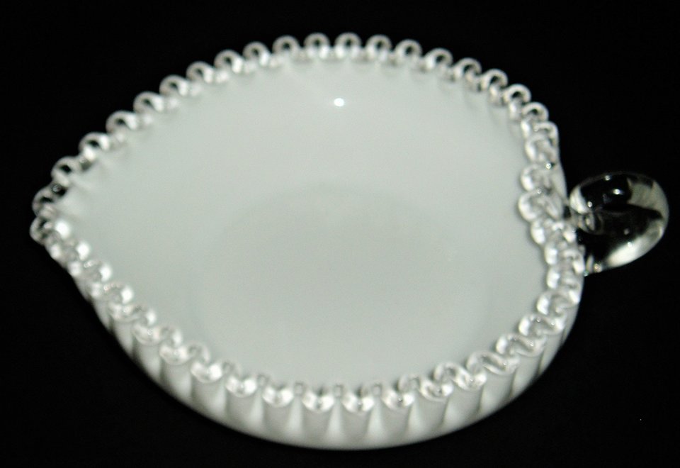 Fenton Silver Crest Heart-shaped Candy Dish