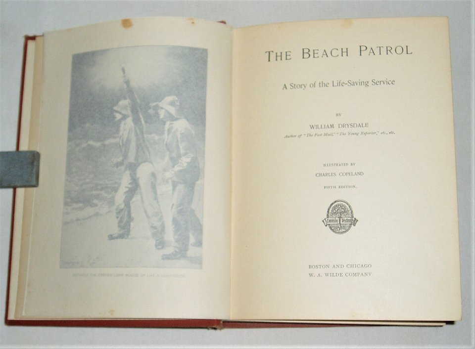First Edition Book,1897, The Beach Patrol, William Drysdale