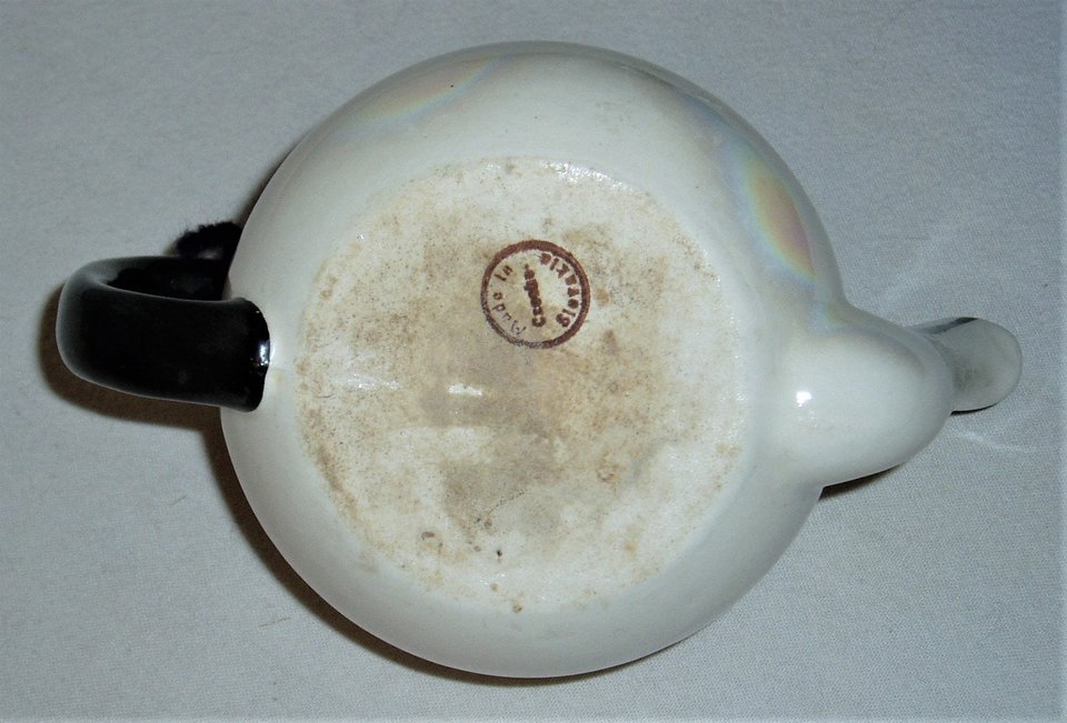 Lusterware Teapot, Vintage Made In Czechoslovakia