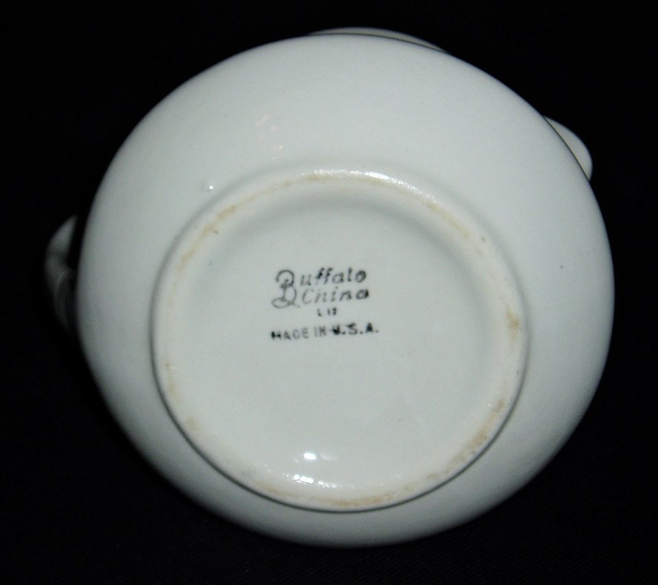 Buffalo Pottery Pitcher, L12, Veterans Administration