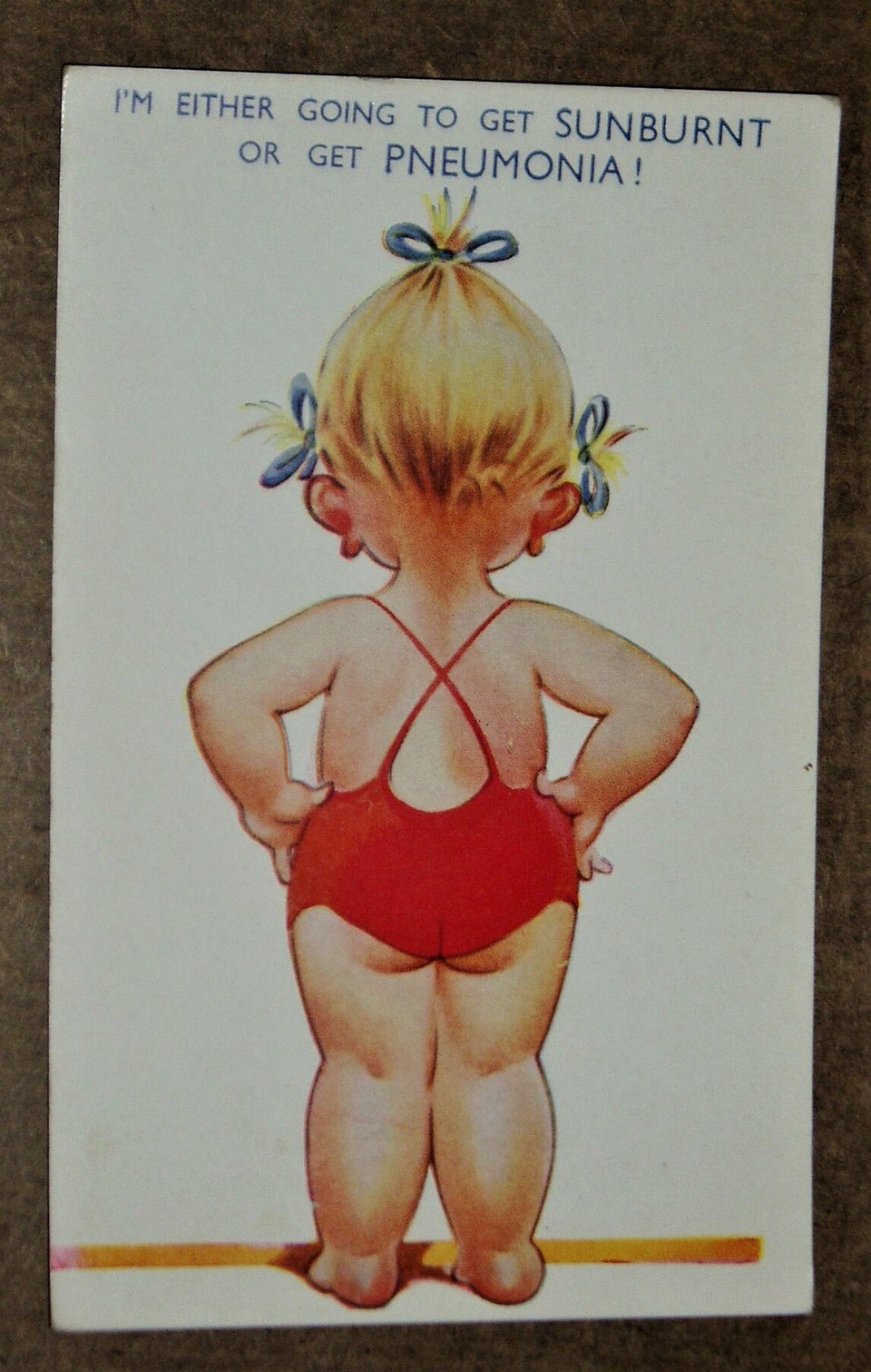 Antique Postcard, Humor, Bamforth V-19, 2nd Card Ships Free