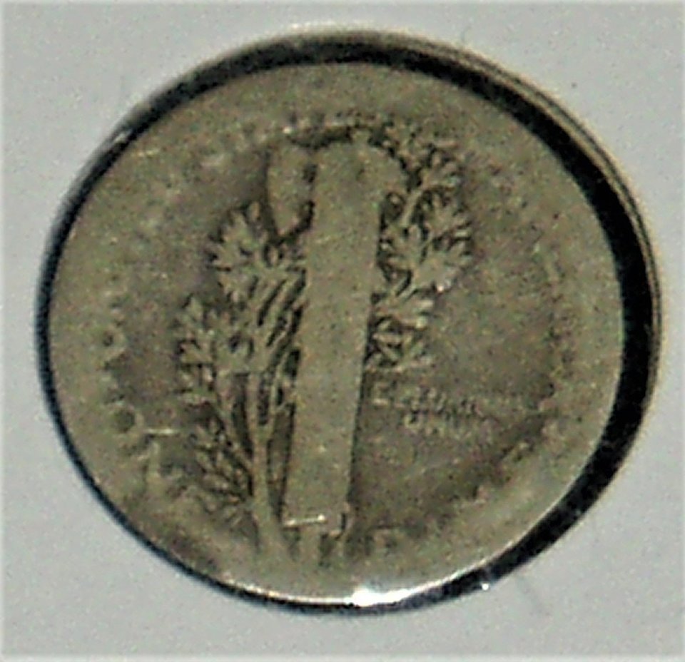 Mercury Dime, Key Date, 1921, AG, Silver Coin