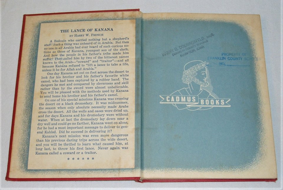 Vintage Book, The Lance of Kanana,