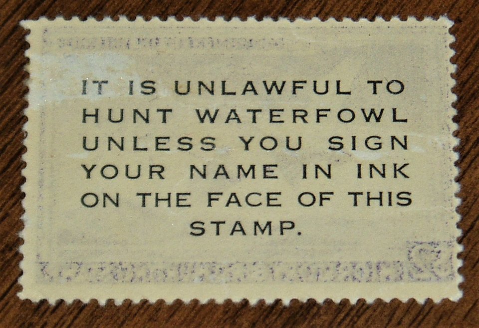 Federal Duck Stamp RW17, Very Fine, Disturbed Gum
