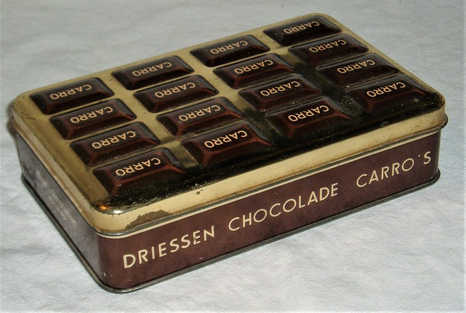 Driessen Chococade Carro Tin, Chocolate Candy Box