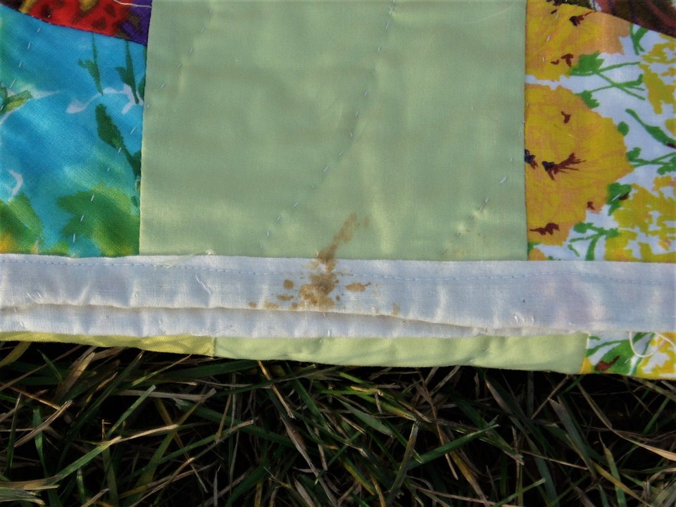 Vintage Quilt Handsewn Handstitched, Bow Tie Variation