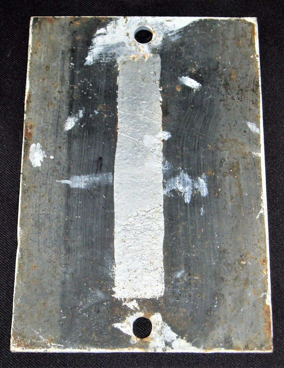Industrial Plate Steel House/Sign Number #0