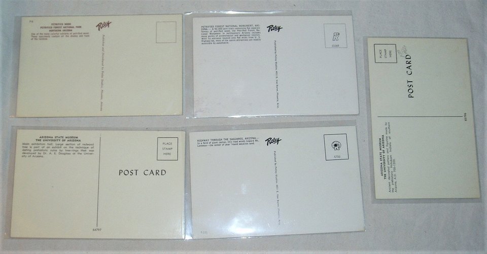 Arizona Postcards x 5, 2nd Card Ships Free