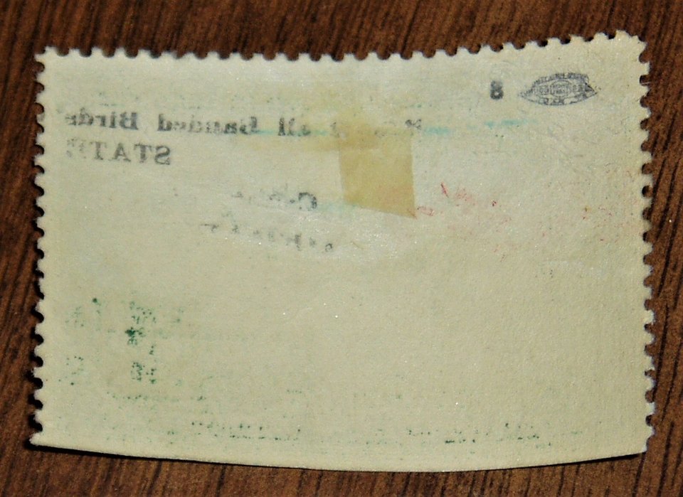 Federal Duck Stamp RW4, VF Centering