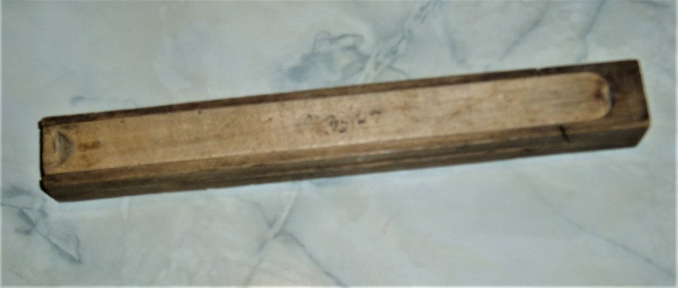 Antique Pencil Case, 2-Tier, Swing-Away Tray
