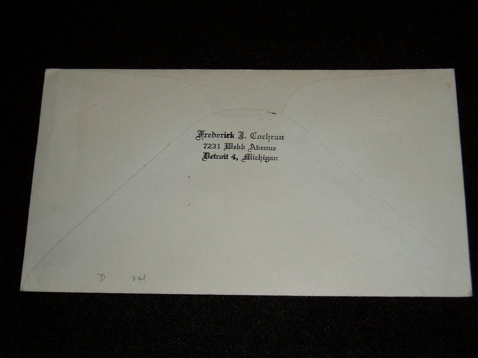 World War II Patriotic Cover, Rare Cochran Anti-Hitler Anti-Nazi Catchet, Only 50 Made