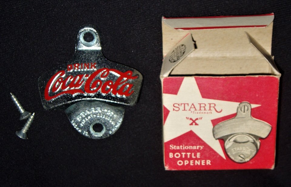Coca-Cola Bottle Opener, Starr "X", Brown Co.