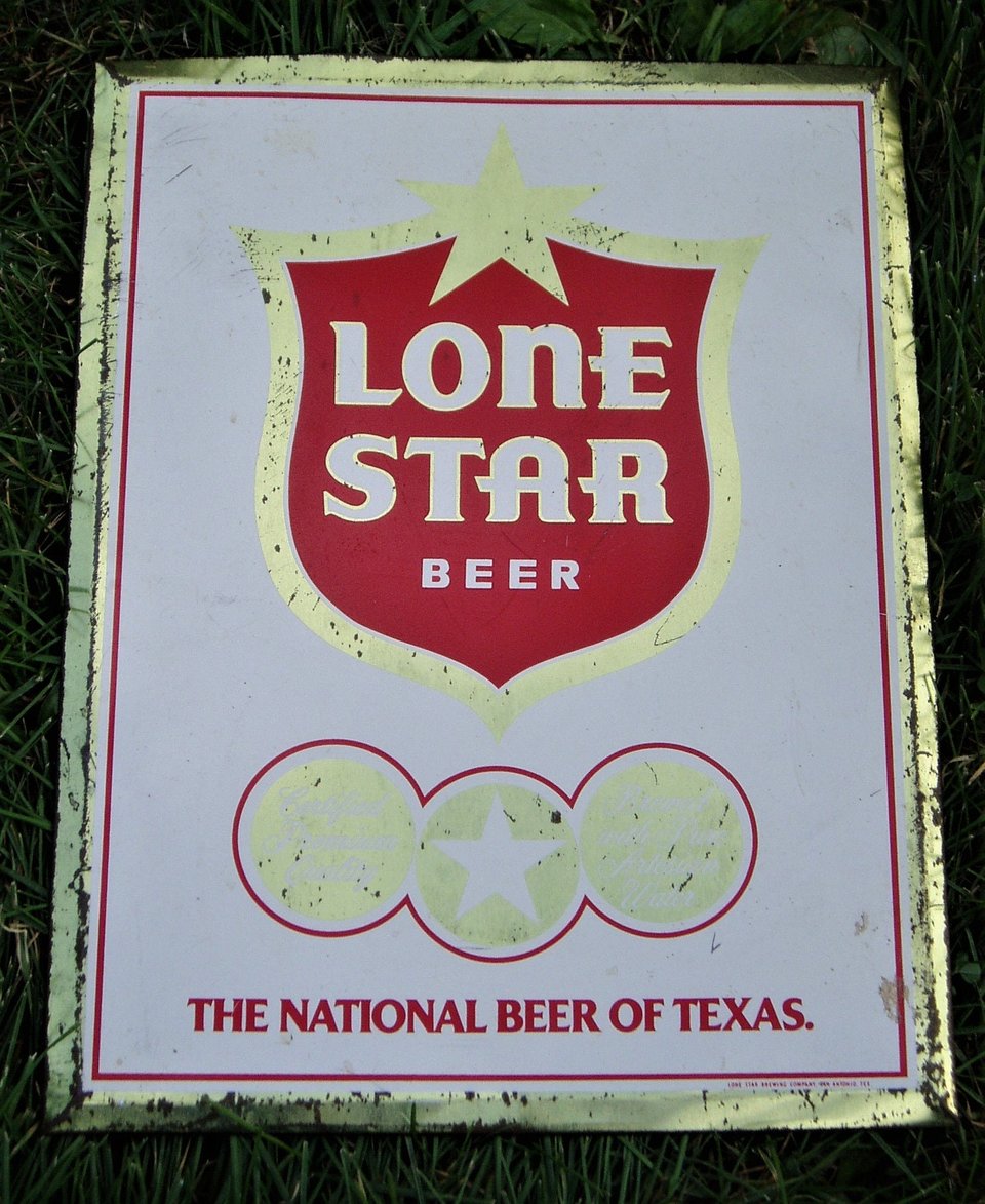 Vintage Lone Star Beer Sign
