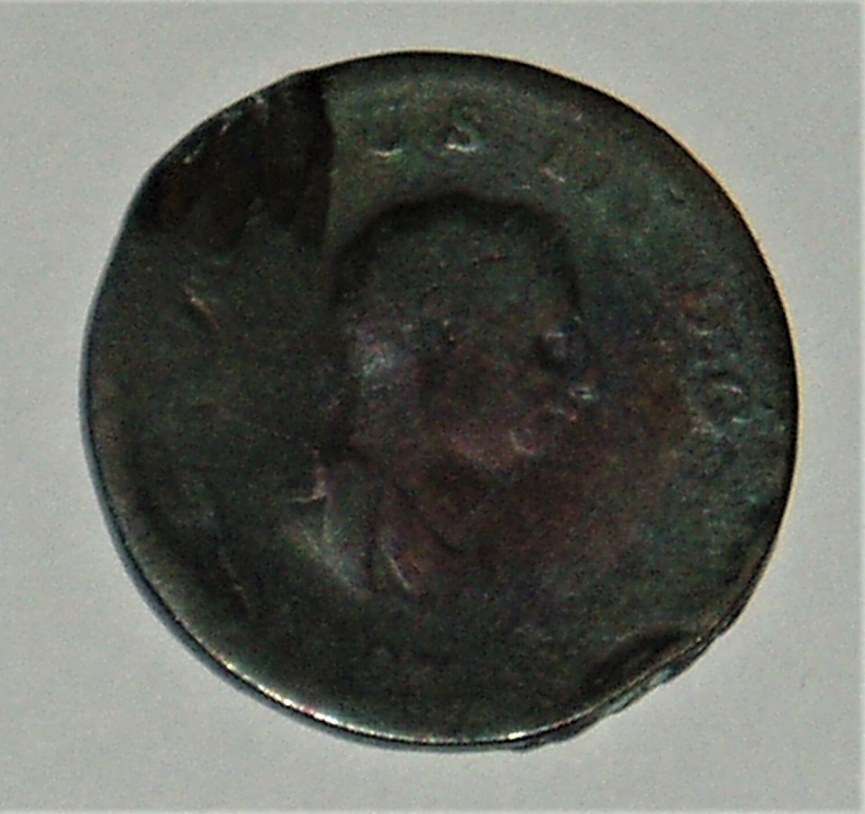 British Farthing 1807, Badly Worn