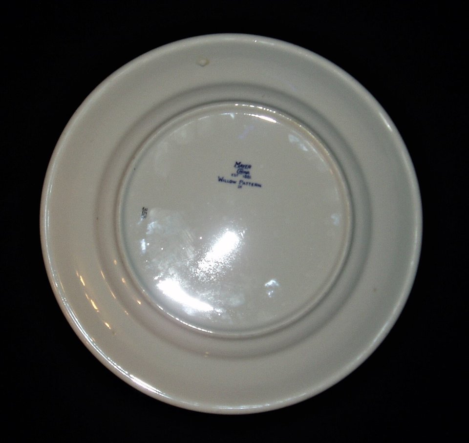 Mayer China Willow Blue, Dinner Chop Plate Charger, 11"