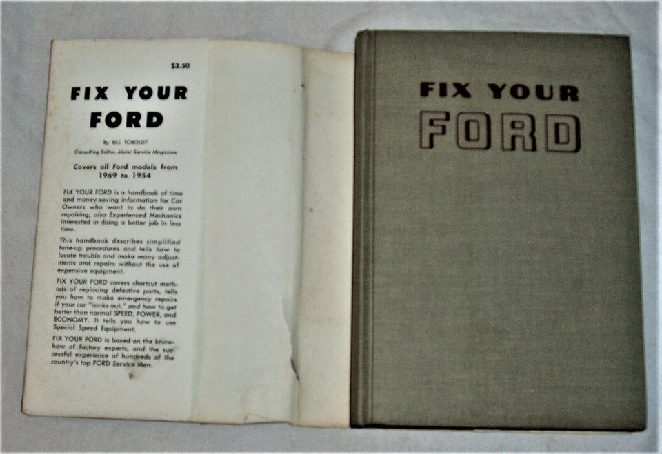 Book, Fix Your Ford Repair Manual