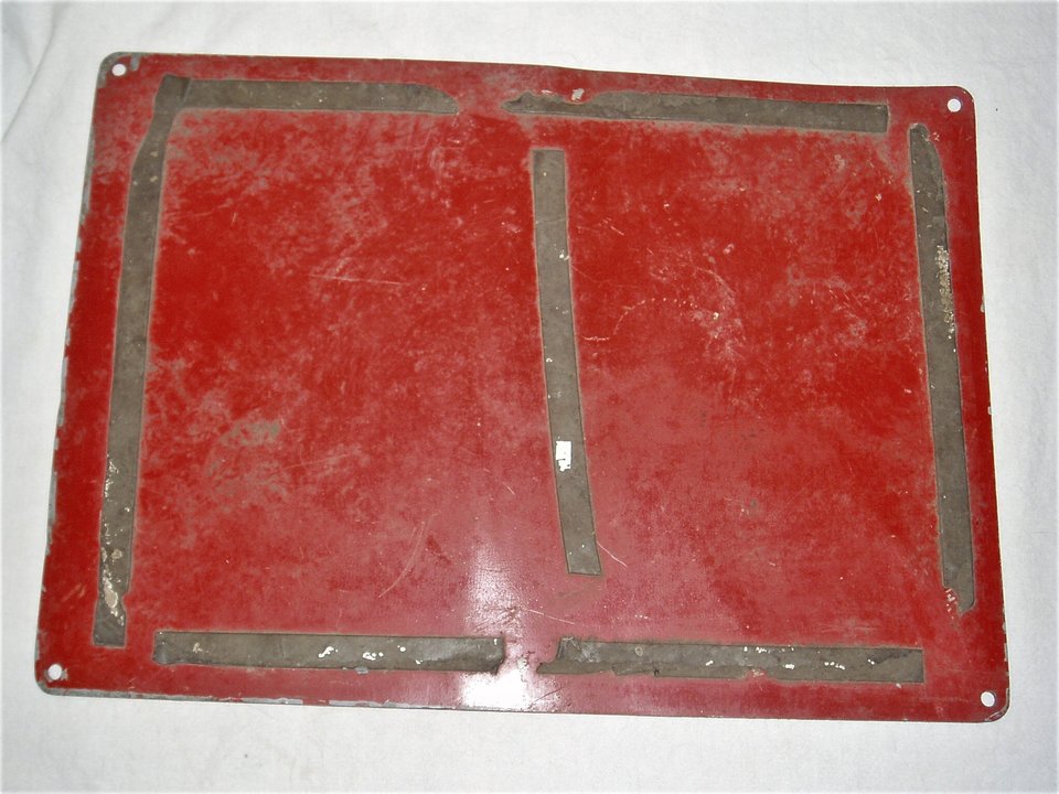 Vintage Exit Sign, Metal